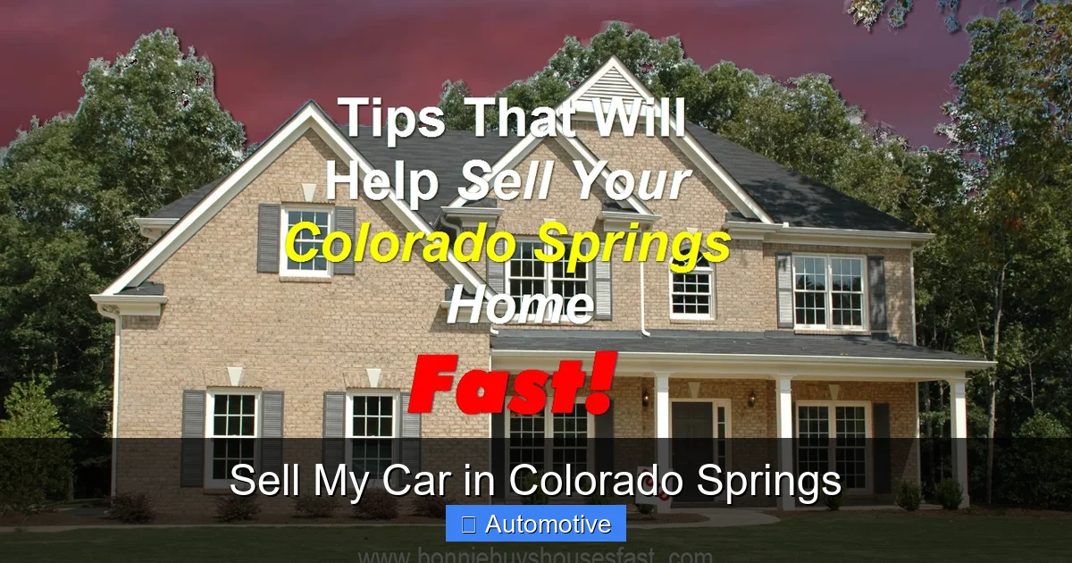 Sell My Car in Colorado Springs