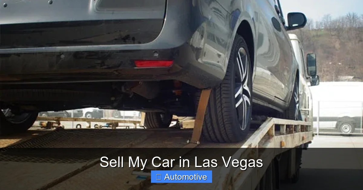 Sell My Car in Las Vegas