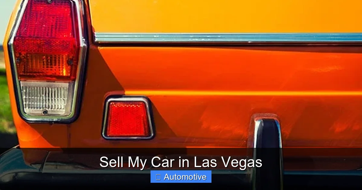 Sell My Car in Las Vegas
