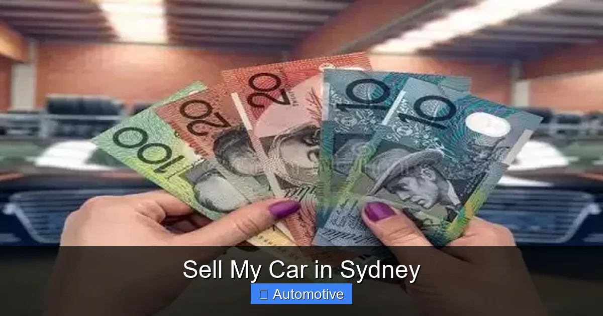 Sell My Car in Sydney