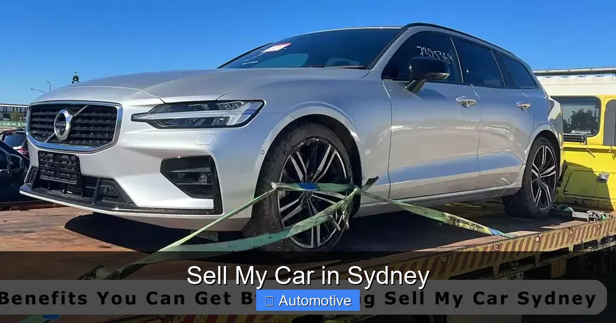 Sell My Car in Sydney