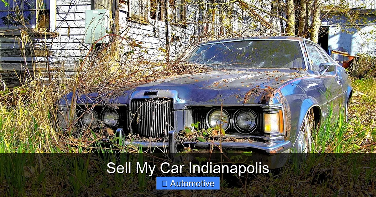 Sell My Car Indianapolis
