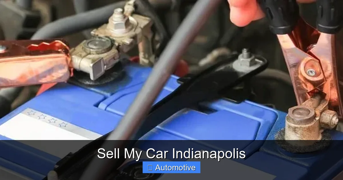 Sell My Car Indianapolis