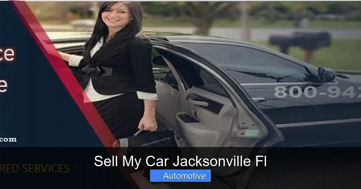 Sell My Car Jacksonville Fl