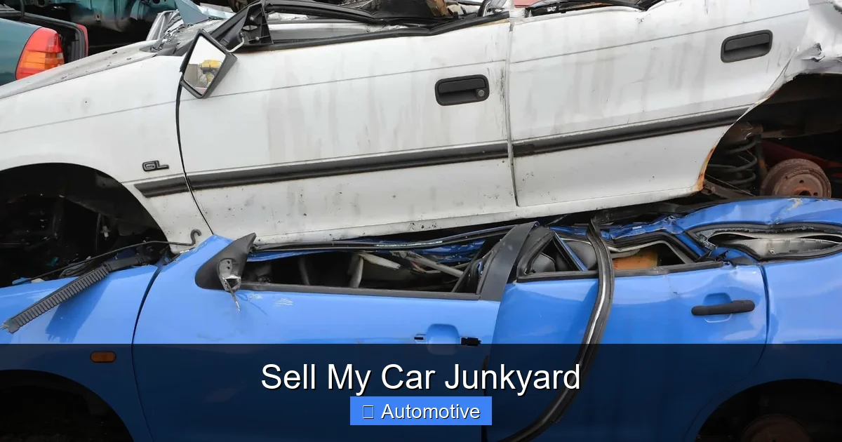 Sell My Car Junkyard