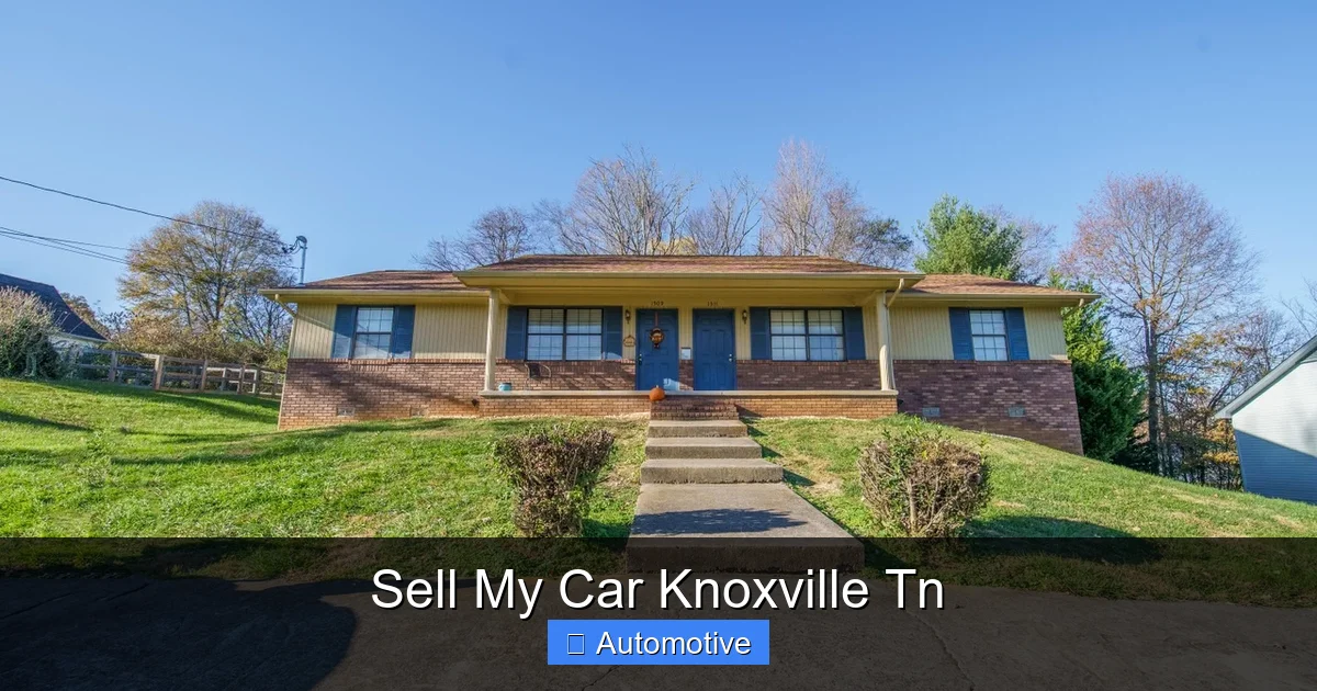 Sell My Car Knoxville Tn