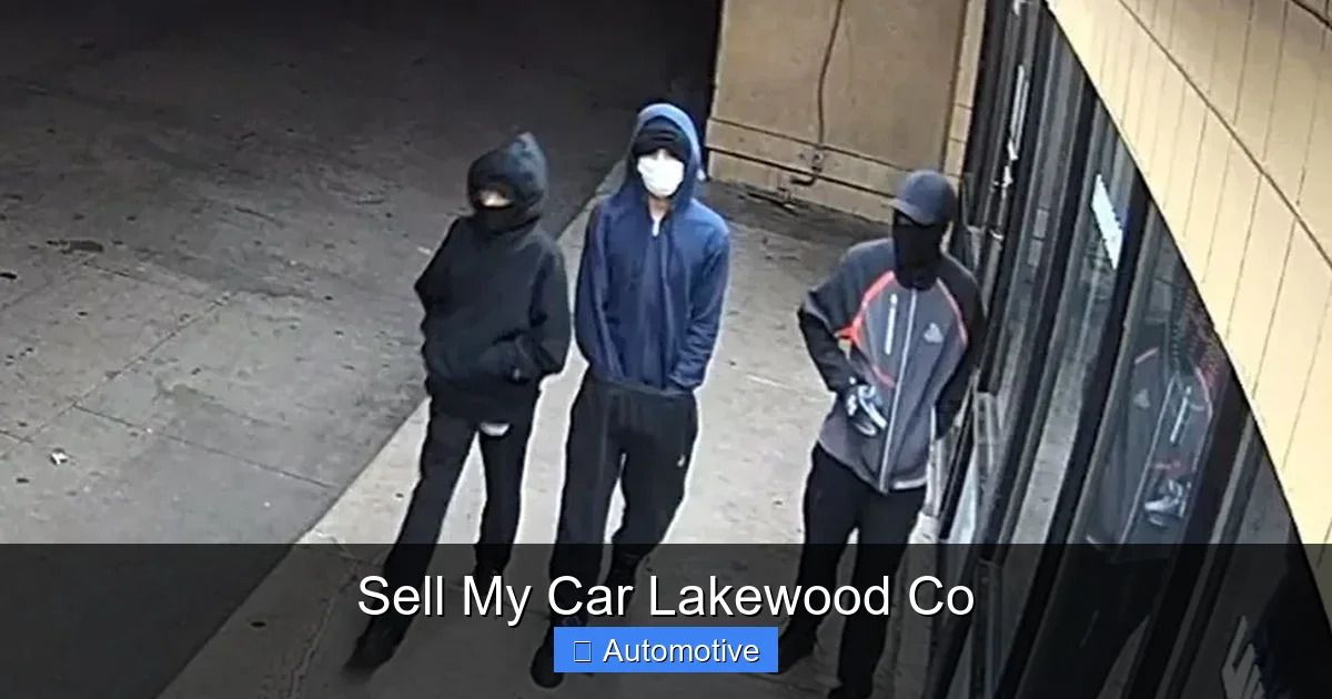 Sell My Car Lakewood Co