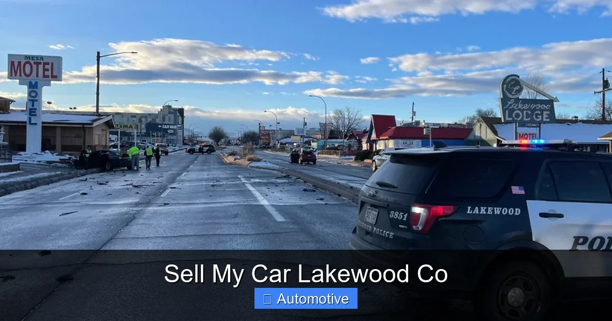 Sell My Car Lakewood Co