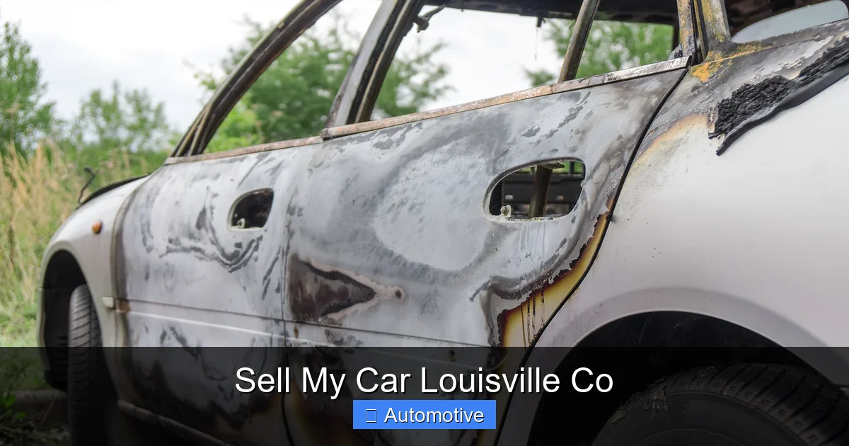 Sell My Car Louisville Co