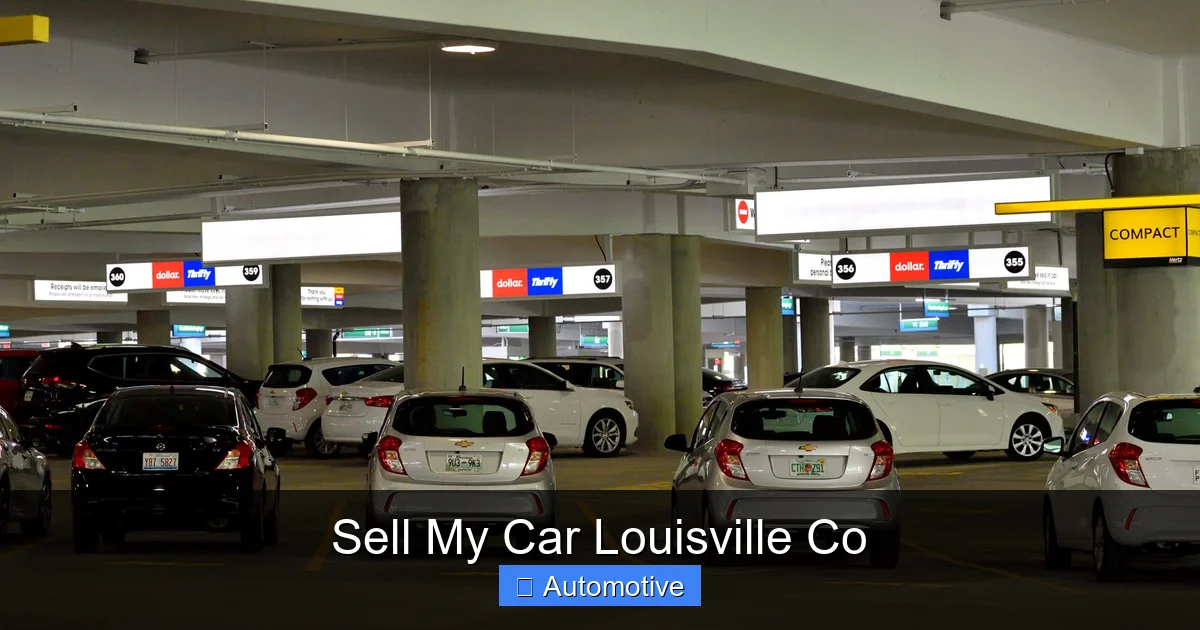 Sell My Car Louisville Co