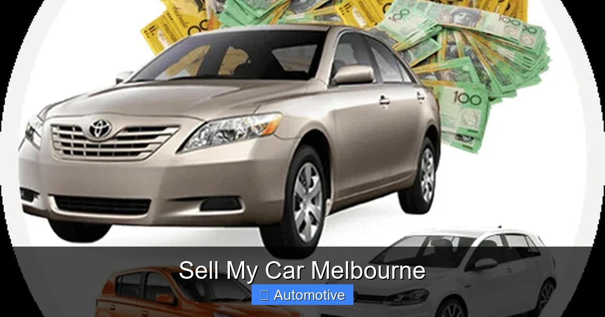 Sell My Car Melbourne