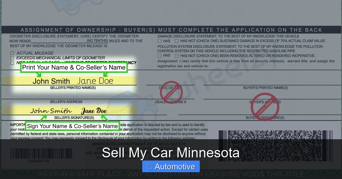 Sell My Car Minnesota