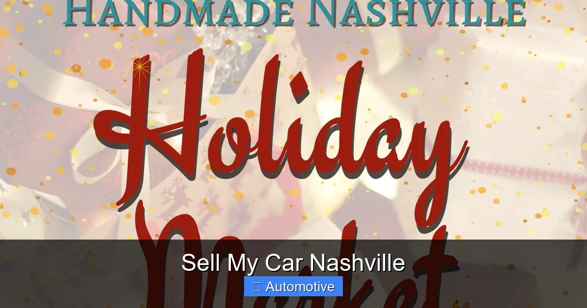 Sell My Car Nashville