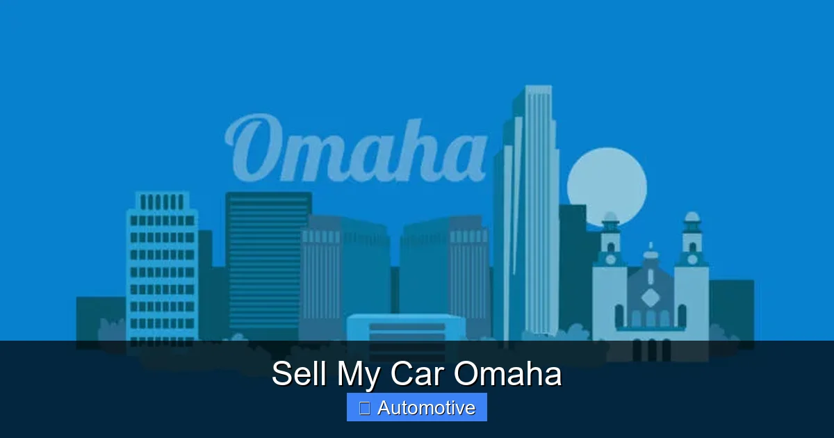 Sell My Car Omaha