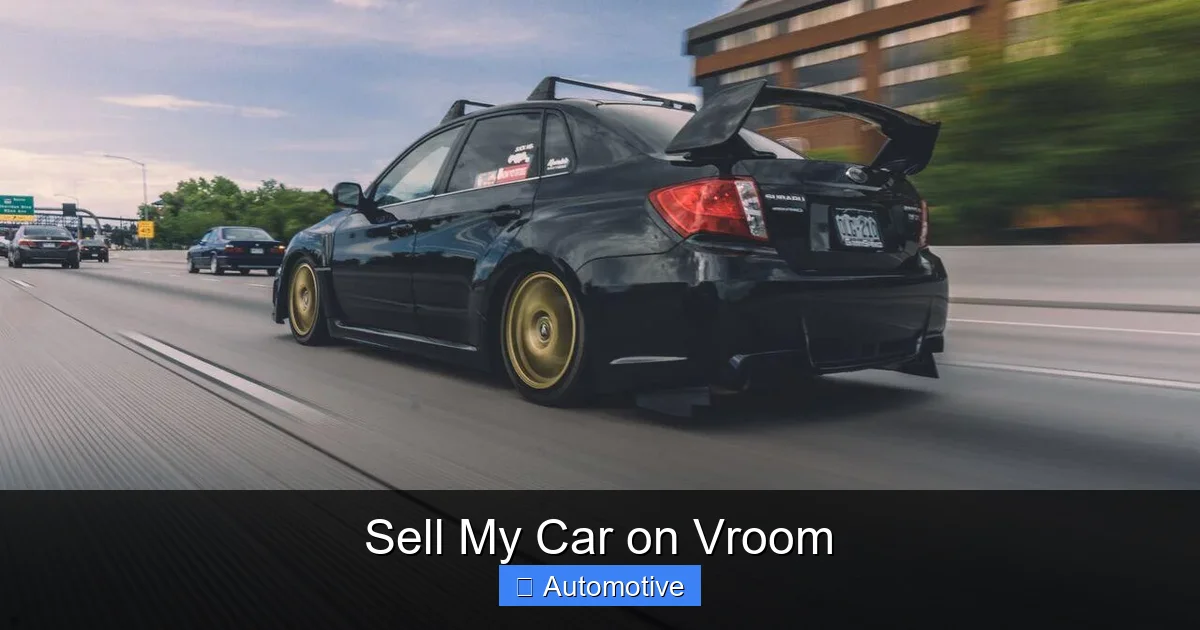Sell My Car on Vroom