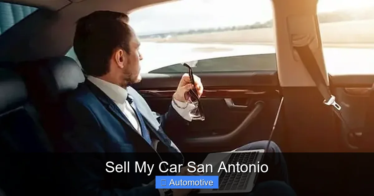 Sell My Car San Antonio
