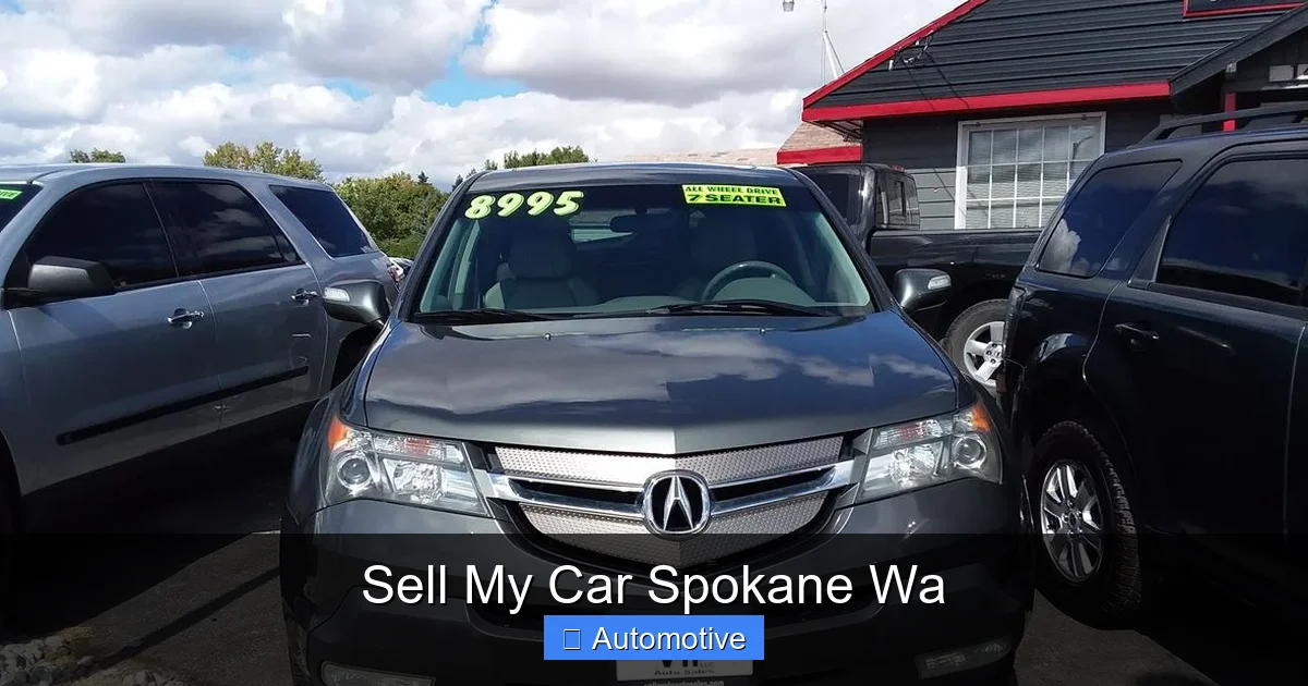 Sell My Car Spokane Wa