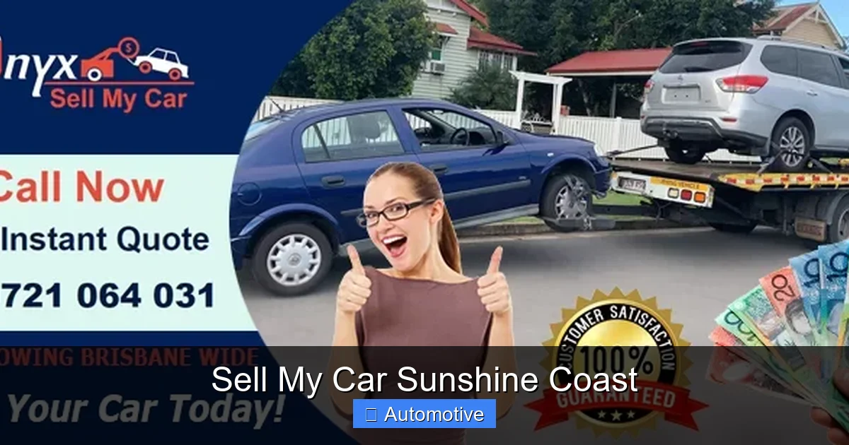 Sell My Car Sunshine Coast