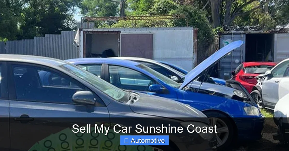 Sell My Car Sunshine Coast