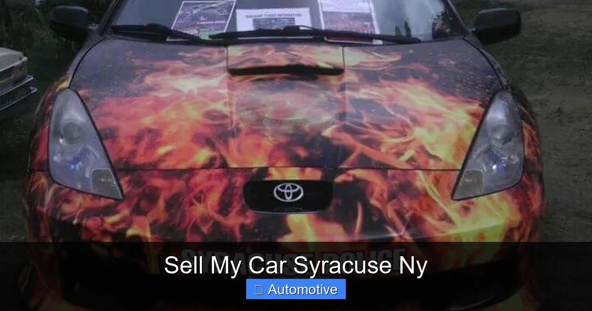 Sell My Car Syracuse Ny