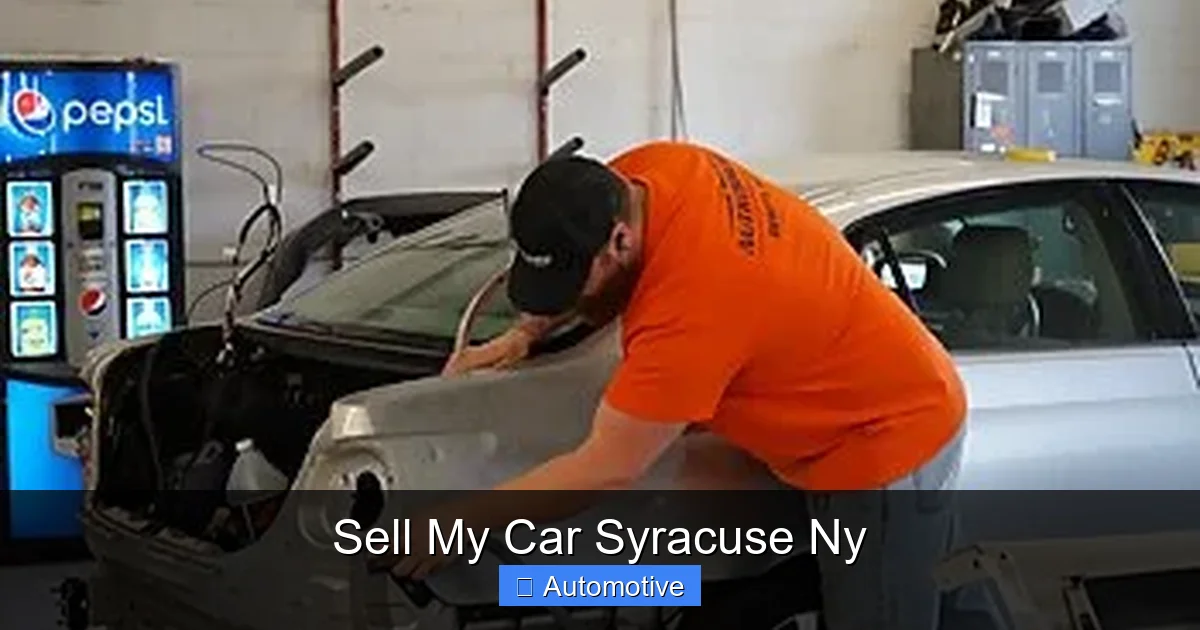 Sell My Car Syracuse Ny