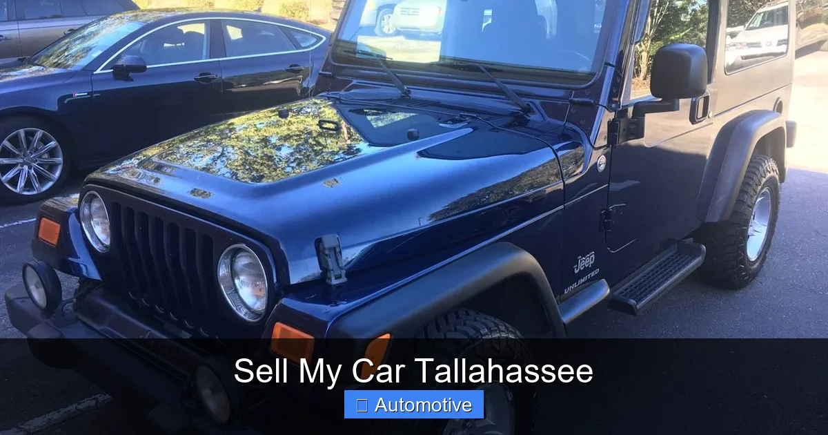 Sell My Car Tallahassee