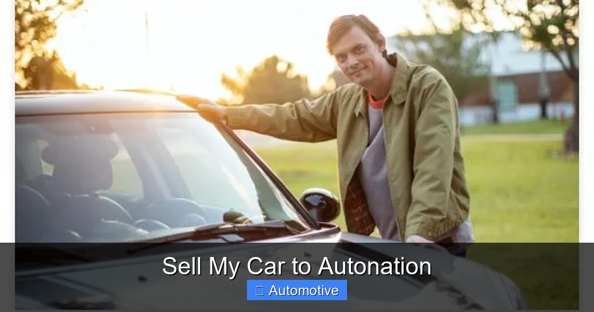 Sell My Car to Autonation