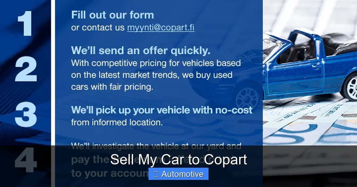 Sell My Car to Copart