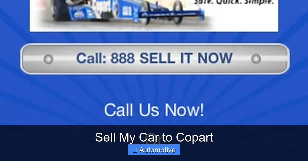 Sell My Car to Copart