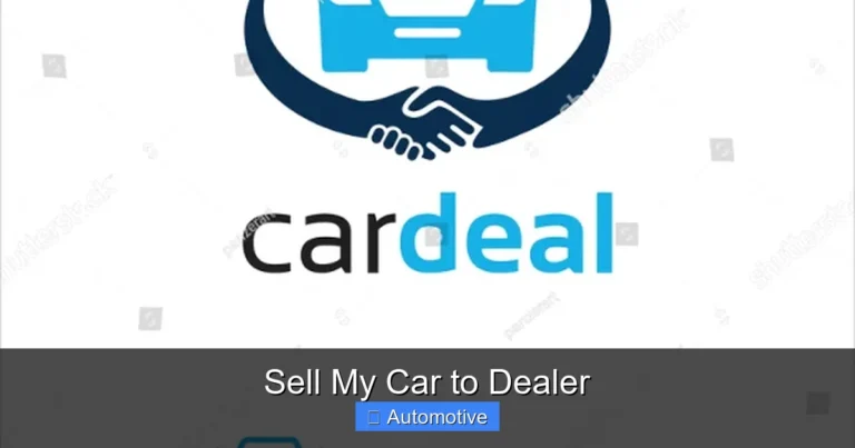 Sell My Car to Dealer