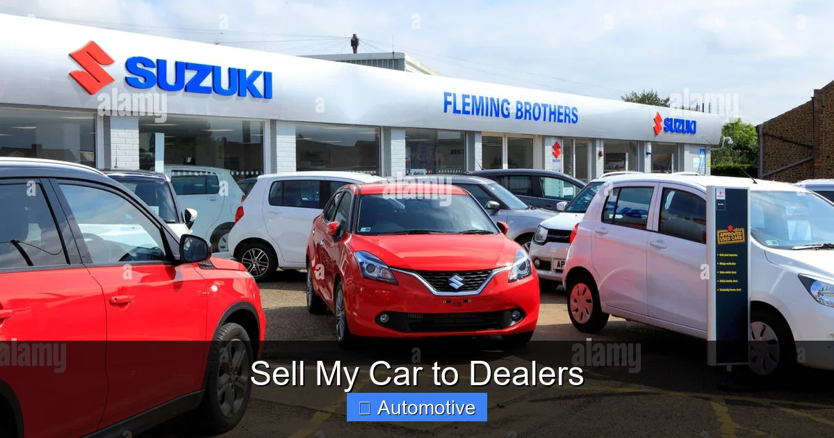 Sell My Car to Dealers