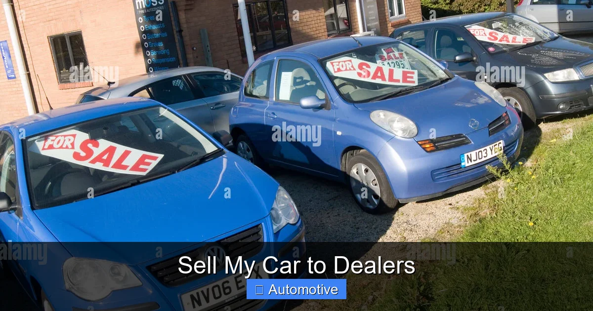 Sell My Car to Dealers