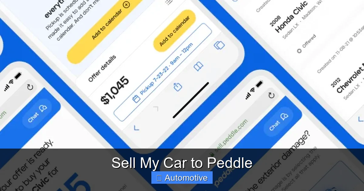 Sell My Car to Peddle