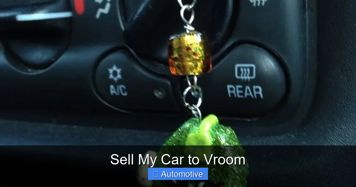 Sell My Car to Vroom