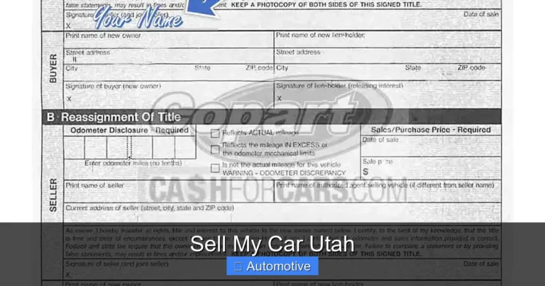 Sell My Car Utah