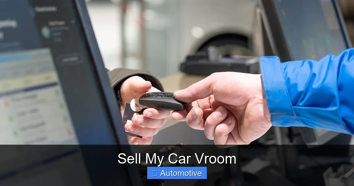 Sell My Car Vroom
