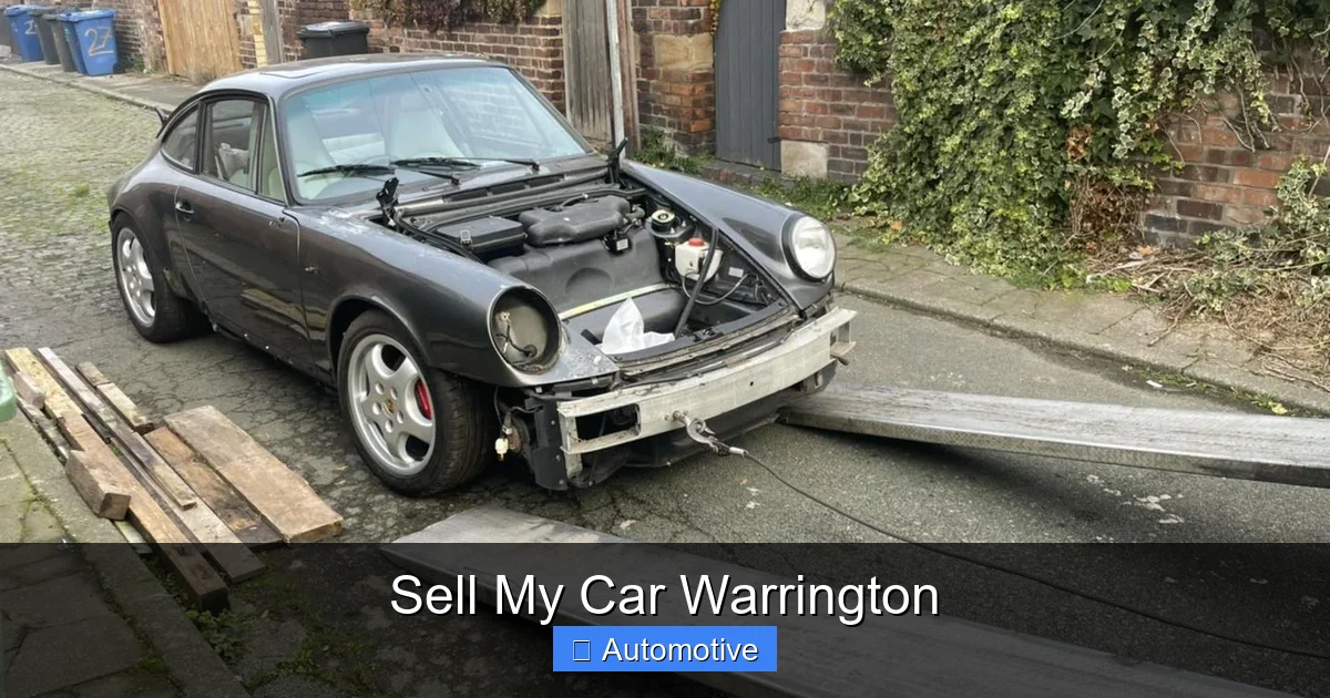 Sell My Car Warrington