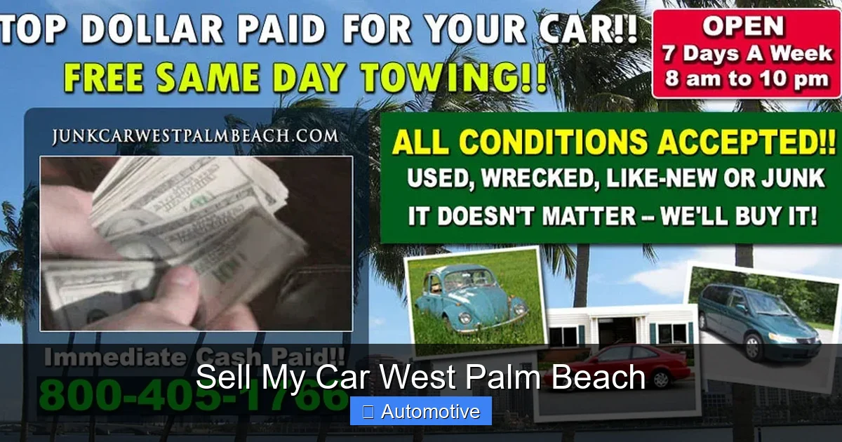 Sell My Car West Palm Beach