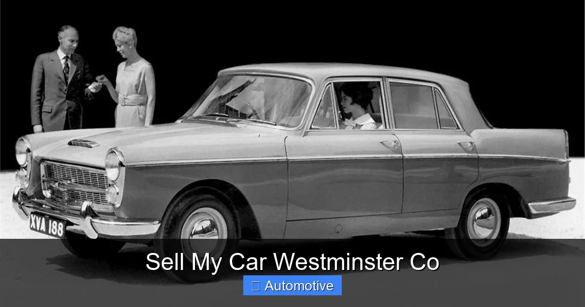 Sell My Car Westminster Co