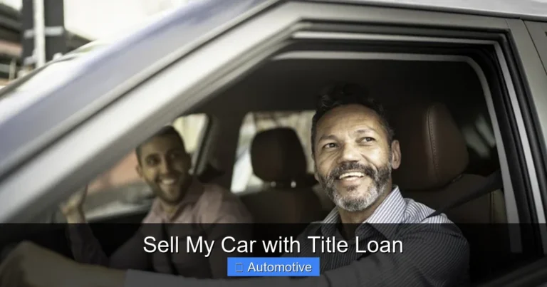 Sell My Car with Title Loan