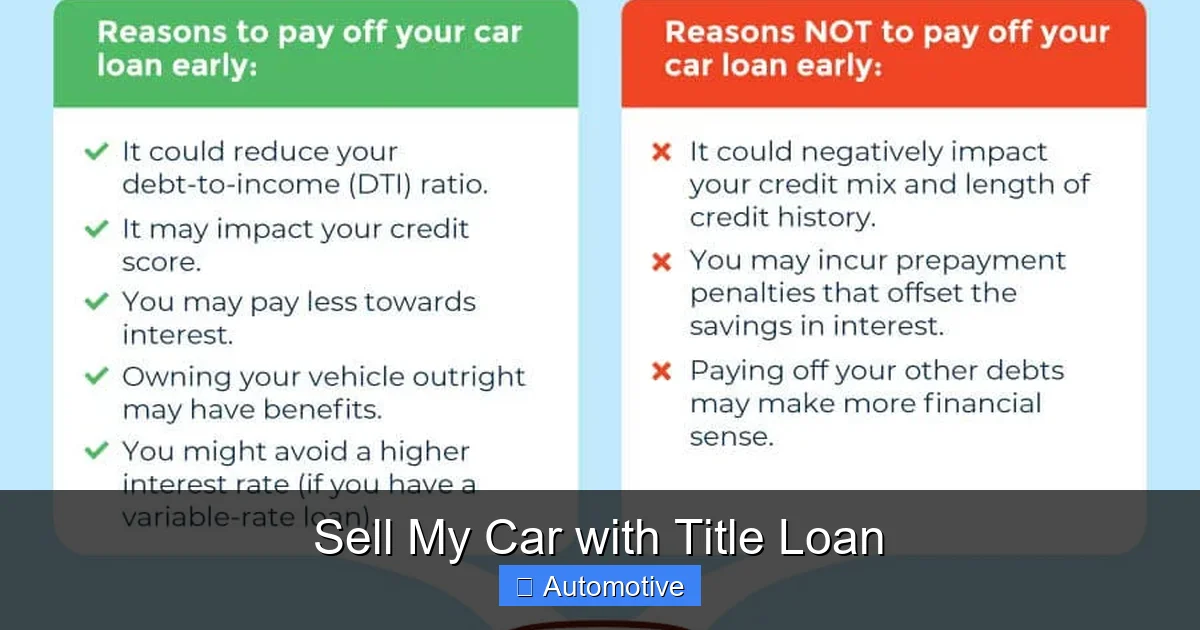 Sell My Car with Title Loan