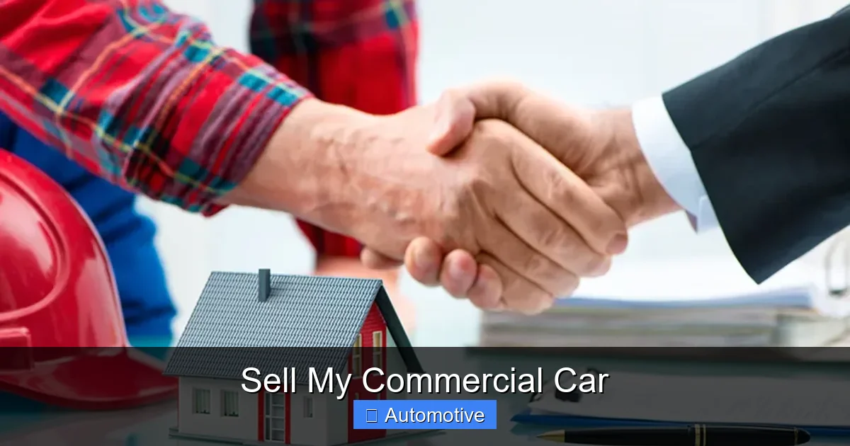 Sell My Commercial Car