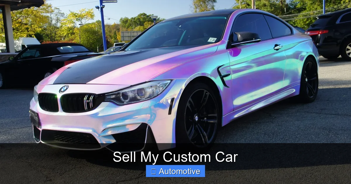 Sell My Custom Car