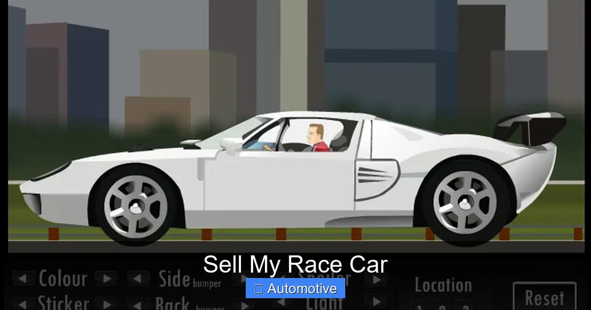 Sell My Race Car