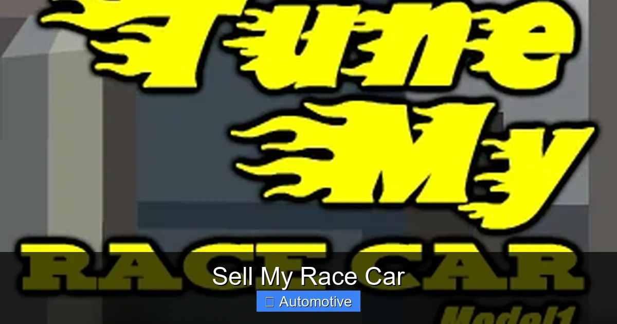 Sell My Race Car