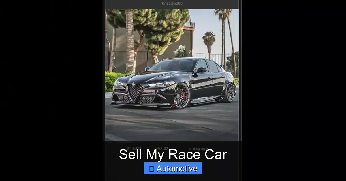 Sell My Race Car