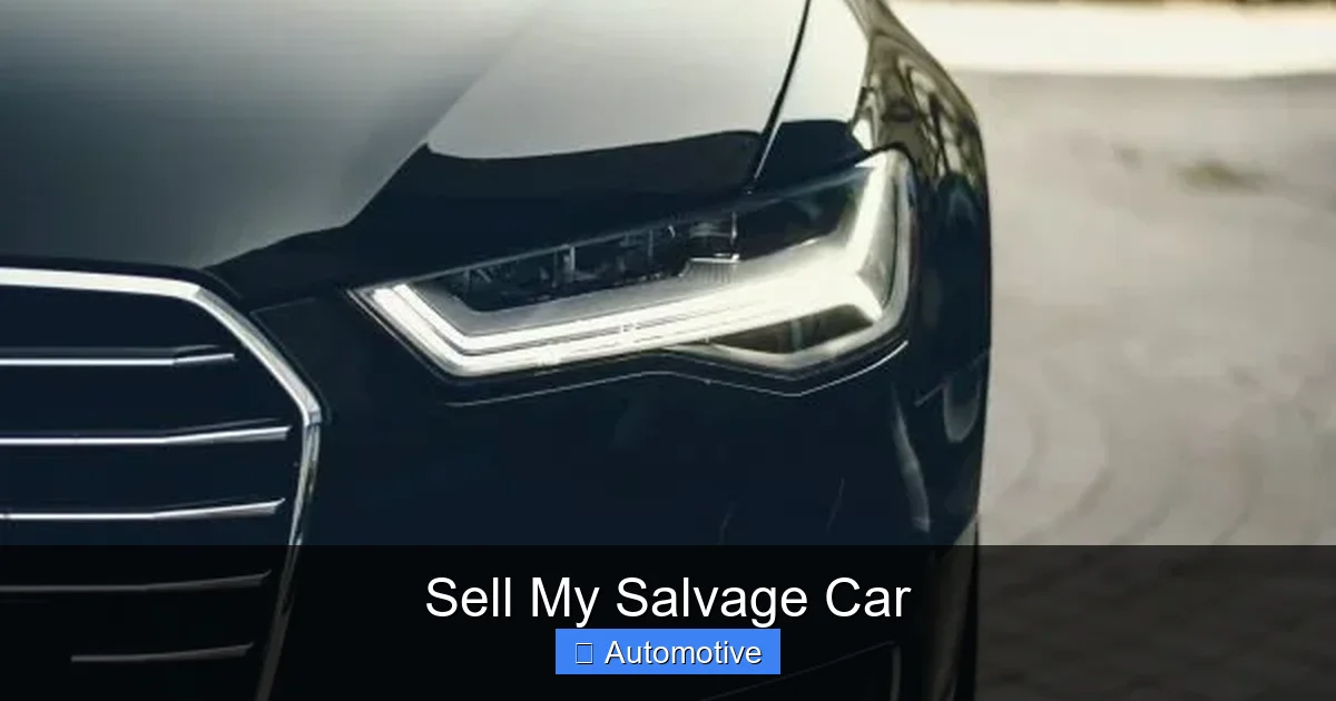 Sell My Salvage Car