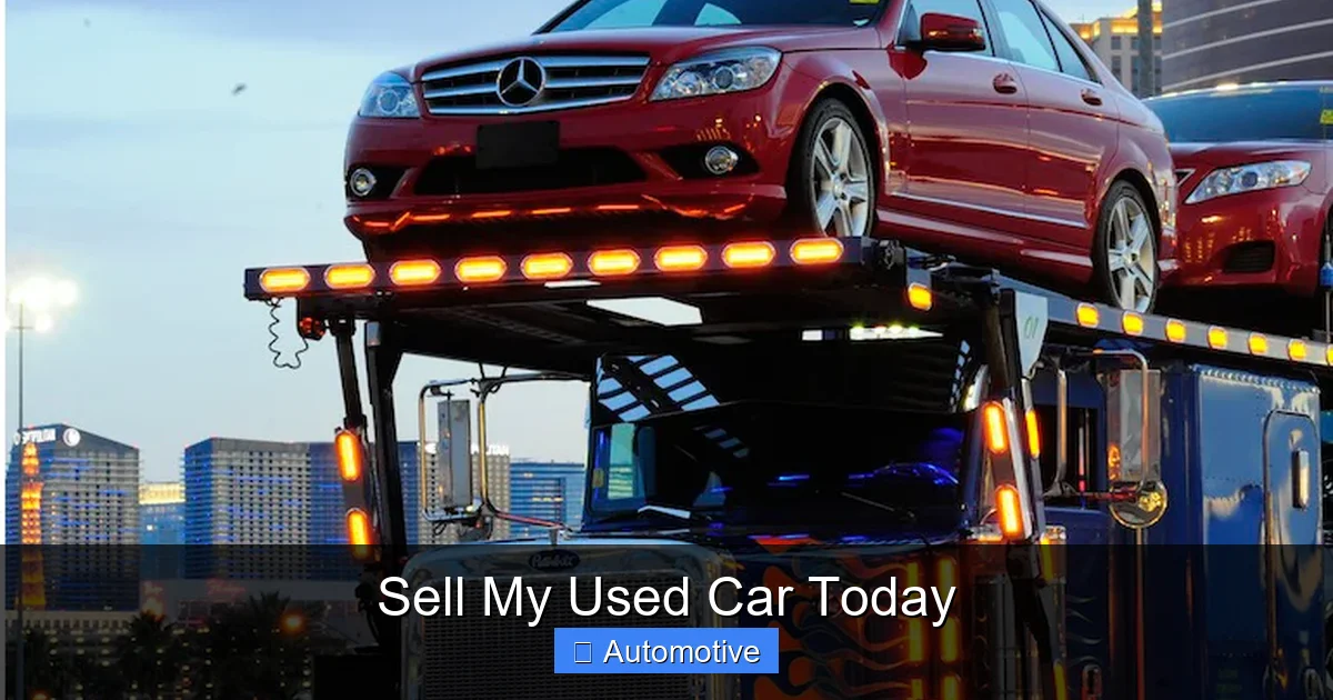 Sell My Used Car Today