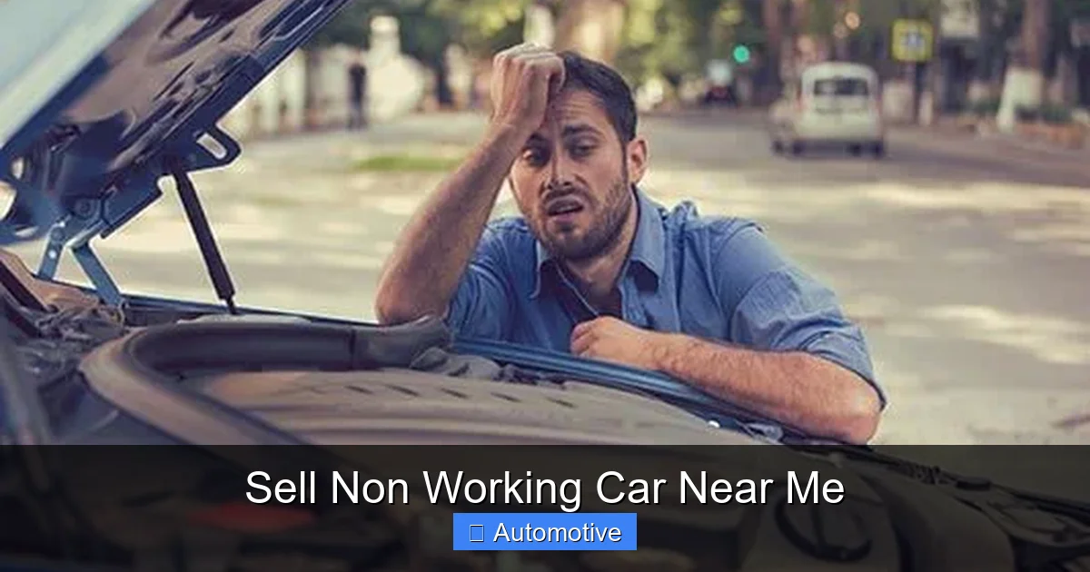 Sell Non Working Car Near Me
