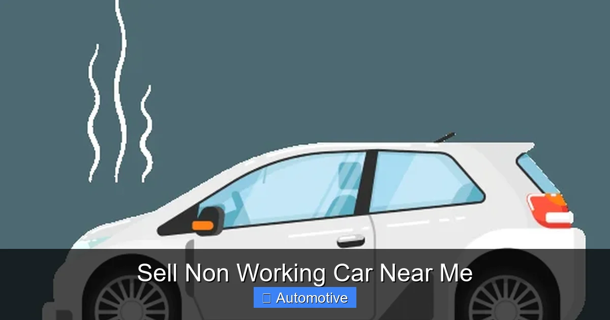 Sell Non Working Car Near Me